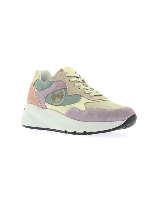 sneakers donna in camoscio lilla NERO GIARDINI | E306412D603